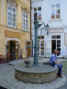 Quiet moments at the old well in Ungelt courtyard, right behind Tyn Church and Old Town Square. It dates back to the 12th century as a place, where merchants from abroad had to pay customs for the goods they brought to the city. Tips: Enjoy a cup of coffee or a snack off the crowds at friendly Modrý orel (Blue eagle) café there and get some natural cosmetics, oils or teas at Botanicus, right opposite. Photo: GK